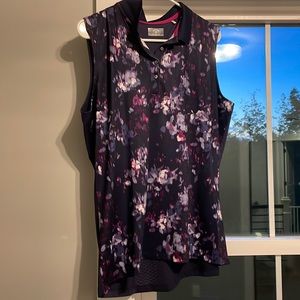 Callaway Floral Golf Polo